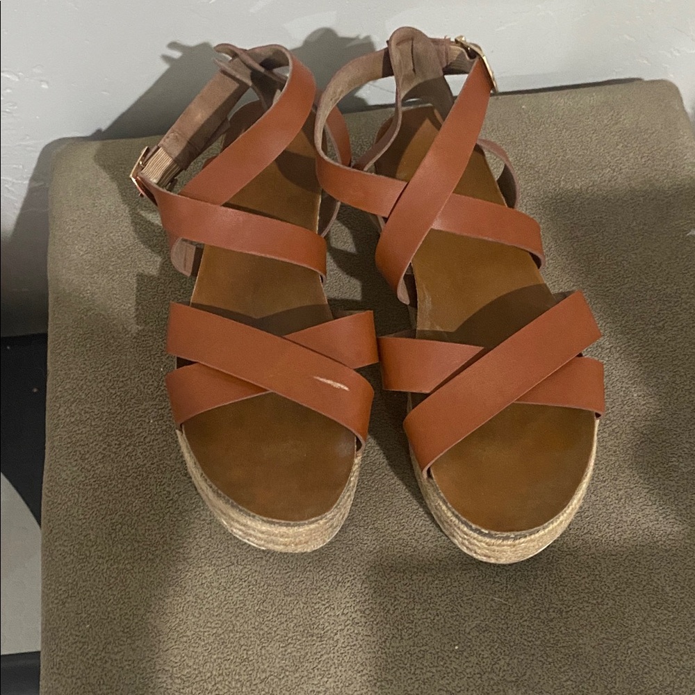 Brown Strappy Sandals